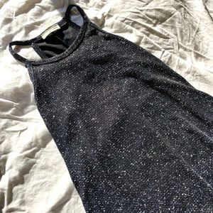 Going out black dress that’s giving it a sparkly look to it🔥